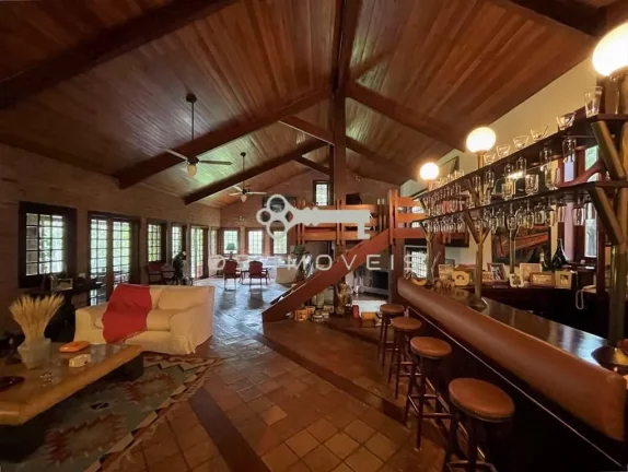 Imagem Casa na Fazendinha: Terreno 7.390m² = piscina,gourmet,tênis,sauna,hóspedes!