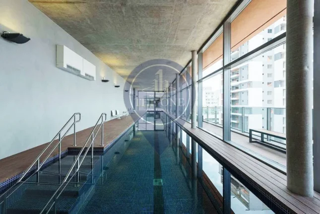 Imagem Studio de Luxo no Brooklin Paulista, São Paulo-SP: 1 quarto, 2 salas, 1 banheiro, 1 vaga de garagem, 43,80m² de área.