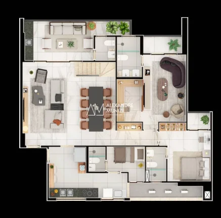 Imagem Trinity Residence, apartamentos à venda no Dionísio Torres.