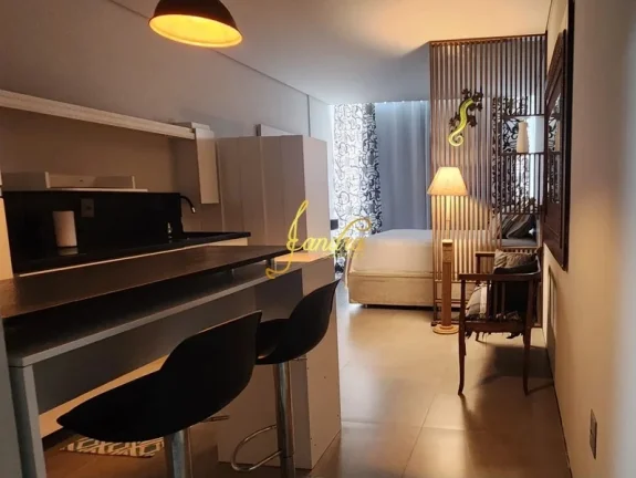 Imagem Apartamento loft(JK) com box e infra Mobiliado e decorado