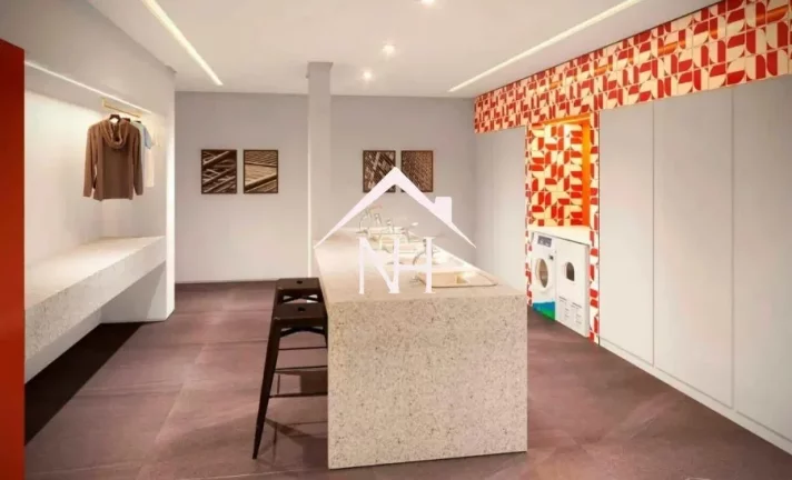 Imagem apartamento de 48m com 2 dormitórios,1 vaga,terraço,Salão de festas e jogos,fitness,lavanderia,piscina,deck,bicicletário, bar,churrasqueira,pet place