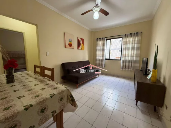 Imagem Apartamento com 1 dormitório à venda, 46 m² por R$ 300.000 - Tupi - Praia Grande/SP