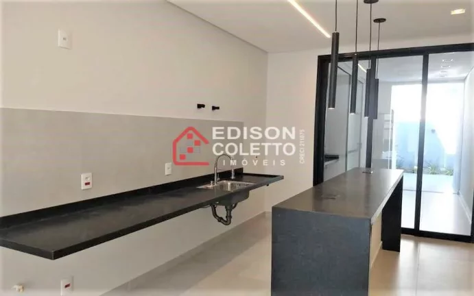 Imagem "Pronto para Morar" Casa térrea à venda em Piracicaba no Condomínio Recanto do Piracicamirim