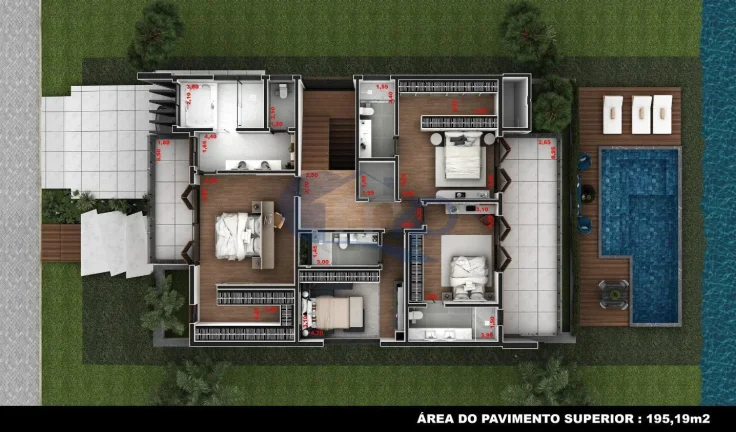 Imagem Casa á venda com 5 suítes na praia da Guarita em Torres/RS