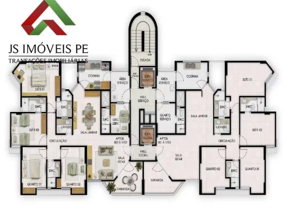 Imagem Apartamento A Venda em RECIFE - PE, GRAÇAS