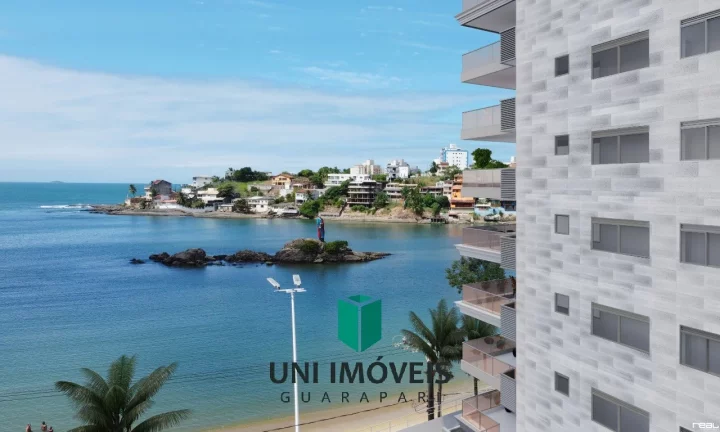 Imagem Apartamento à venda com área de lazer completa em Guarapari ? 2 quartos com área externa e 2 vagas!