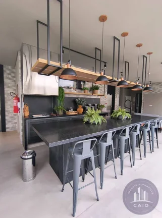 Imagem Apartamento mobiliado com 1 suíte 52m², por R$ 6.480,00/mês - Alphaville/SP