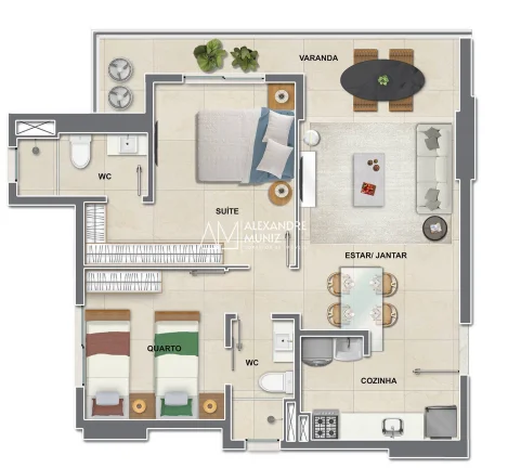 Imagem Like Residencial, lançamento, Apartamentos à venda no Cocó, Fortaleza-CE.