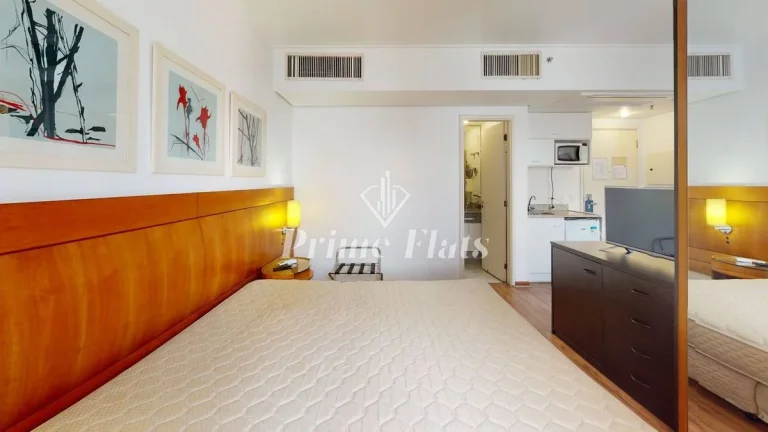 Imagem Flat disponível para venda no Slaviero Essential Moema, com 26m², 1 dormitório e 1 vaga