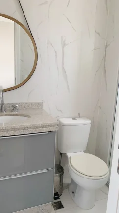 Imagem Apartamento 134M², 3Q, 3 Suítes, 4 Banheiros, 2 Vagas, 1 Lavabo, Varanda Gourmet, Academia, Churrasqueira, Piscina, Salão de Festas e Jogos, Depósito.