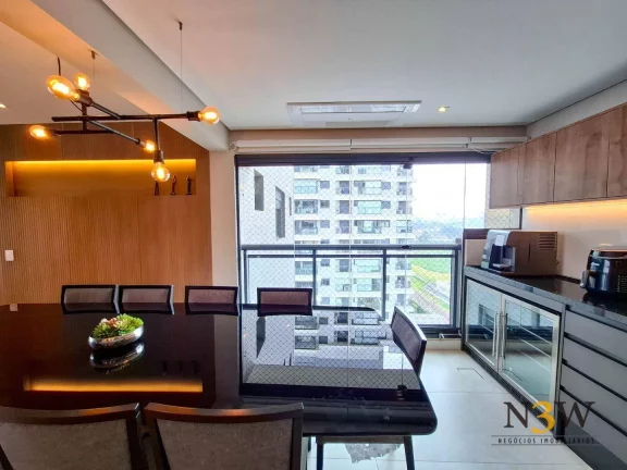 Imagem Apartamento totalmente mobiliado à venda na Vila Leopoldina São Paulo SP com 3 dormitórios, 2 suítes, 3 vagas de garagem e 153m² no Cond. Le Havre.