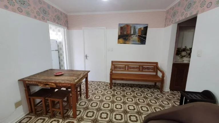 Imagem Apartamento com 1 dormitório à venda, 55 m² - Pitangueiras - Guarujá/SP