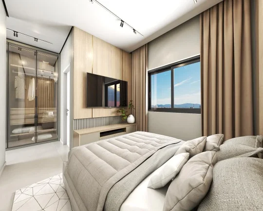 Imagem Apartamento com 1 suíte mais 1 dormitório no bairro Meia Praia em Navegantes. Aceita financiamento bancário a venda com Adriano Carpes Imóveis
