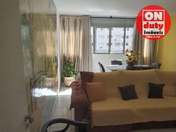 Imagem Apartamento com 2 quartos, 110 m² - venda por R$ 780.000 ou aluguel por R$ 6.071/mês - Gonzaga - Santos/SP