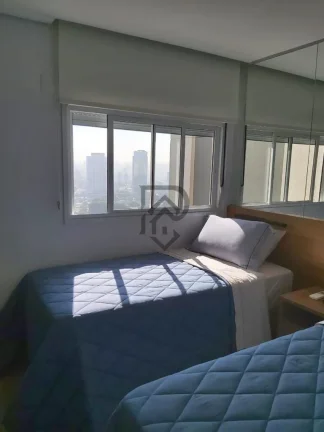Imagem Apartamento brooklin decorado andar alto vista livre