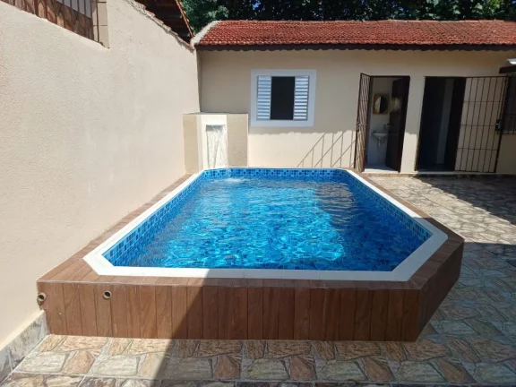 Imagem Casa com 3 dorms, Itaóca, Mongaguá - R$ 400 mil, Cod: 2329