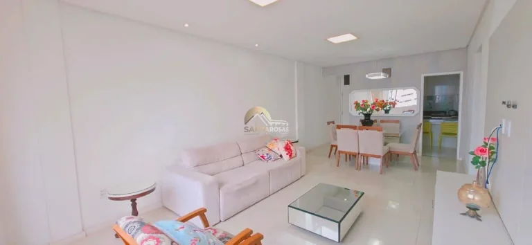 Imagem Graça: 130m², 3 quartos com 1 suíte, andar alto, nascente, vista livre e varanda integrada à sala.