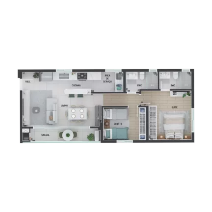 Imagem Saint Maartan - Breve Lançamento - Apartamento à venda no bairro Portão - Curitiba/PR