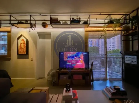 Imagem Loft de luxo na Vila Olímpia: 1 quarto, 1 suíte, 2 salas, 2 banheiros, 1 vaga, 40m² - São Paulo-SP. Aproveite!