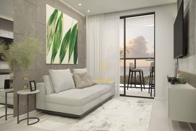 Imagem Apartamentos com varanda / sacada em Condomínio Club a 370m da praia em Ponta de Campina - AP1404