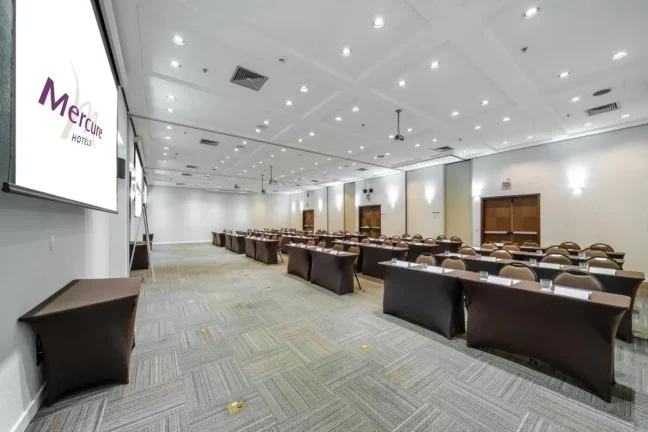 Imagem Flat disponível para locação no Mercure Guarulhos, com 32m², 1 dormitório e 1 vaga