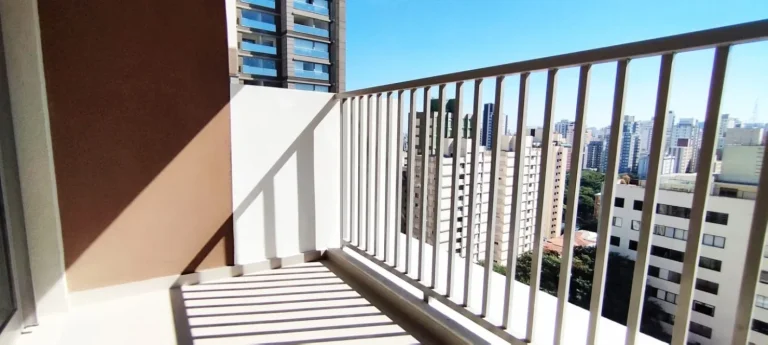 Imagem Studio 23M², 1Q, 1 Banheiro, Varanda, Academia, Piscina, Lavanderia, Coworking, Horta, Salão de Festas, Espaço Gourmet, Jardim.