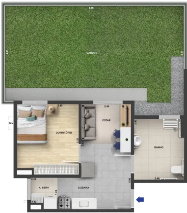 Imagem APARTAMENTO RESIDENCIAL em Rio de Janeiro - RJ, Taquara
