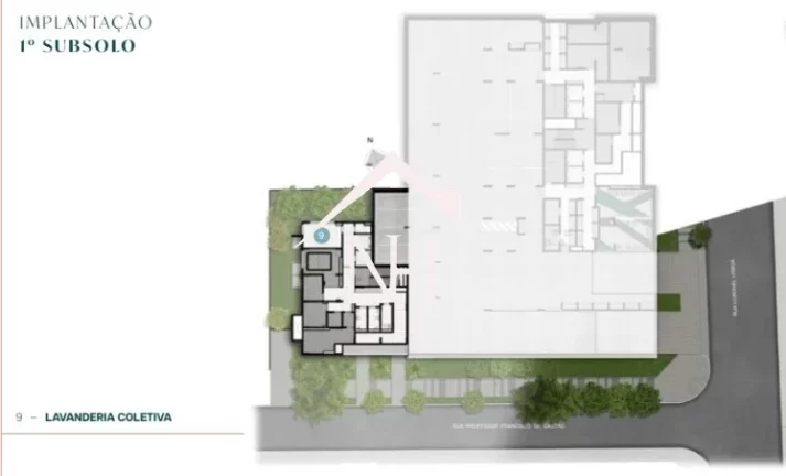 Imagem Studio de 23m na Vila Clementino com dormitório e terraço,coworking,lobby,solarium,delivery,mini market,lavanderia.fitness externo,yoga,sky bar