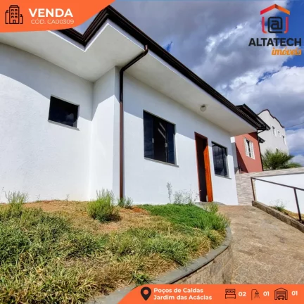Casa com 2 Quartos à Venda, 94 m² em Jardim Das Acácias - Poços De Caldas