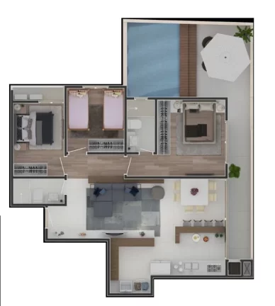 Imagem Sun Coast Residence - Apartamento à venda no bairro Fazenda - Itajaí/SC