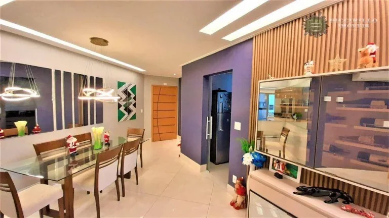 Imagem Apartamento com 3 dormitórios à venda, 122 m² por R$ 1.268.000,00 - Canto do Forte - Praia Grande/SP