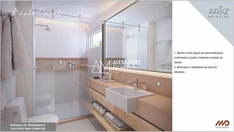 Imagem Artiz Meireles, Apartamentos à venda, Meireles, Fortaleza-CE. 4 suítes.