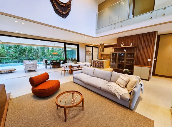 Imagem Casa de Luxo à Venda na Riviera de São Lourenço Módulo 16: 5 Quartos, 5 Suítes, Piscina e Área Gourmet