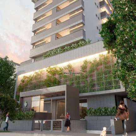 Imagem Apartamento Duplex à venda, 129 m² por R$ 1.114.075,45 - Canto do Forte - Praia Grande/SP