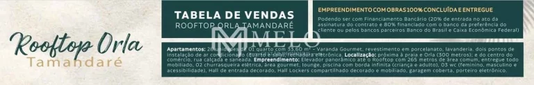 Imagem Oportunidade em TAMANDARÉ: 33,60m², 01qt, varanda,01vaga!..