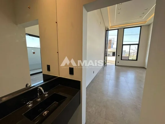 Imagem Casa com 3 dormitórios à venda, 158 m² por R$ 1.300.000,00 - Condomínio Reserva Central Parque - Salto/SP