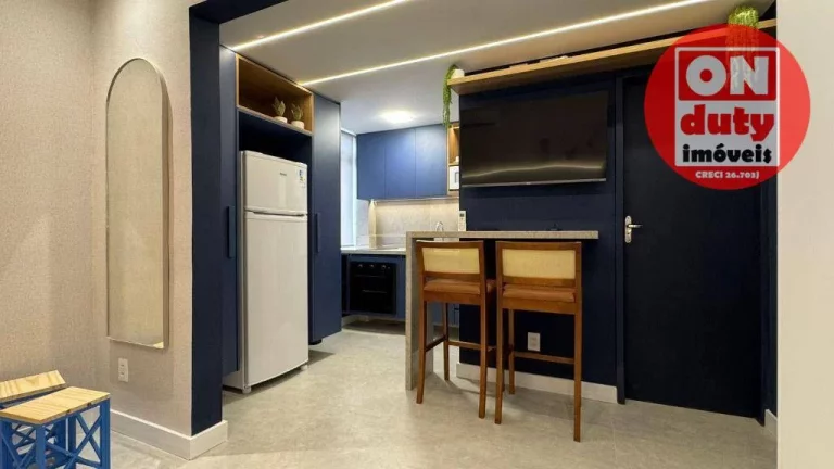 Imagem Kitnet à venda, 30 m² por R$ 514.000,00 - José Menino - Santos/SP