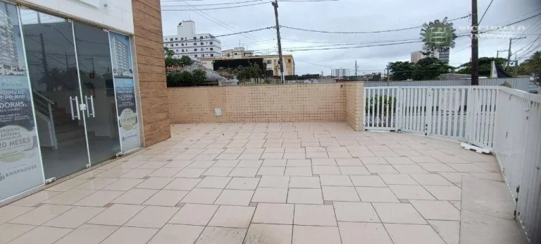 Imagem Loja Frente Mar, 151 m² por R$ 8.000/mês - Caiçara - Praia Grande/SP