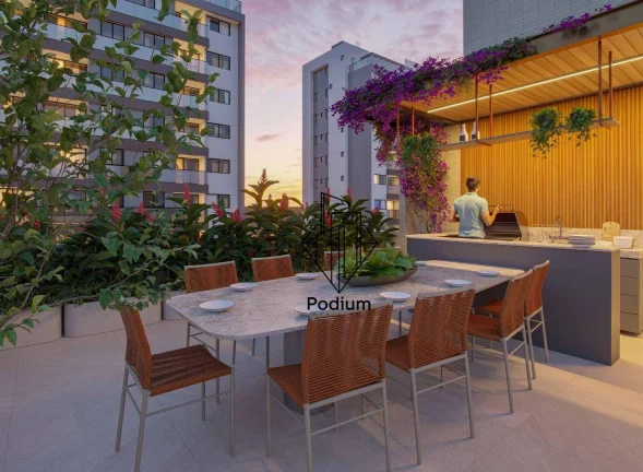 Imagem Apartamentos com 03 suítes e varanda gourmet localizados entre o Parque Parahyba I e a praia do Jardim Oceania - AP2844.
