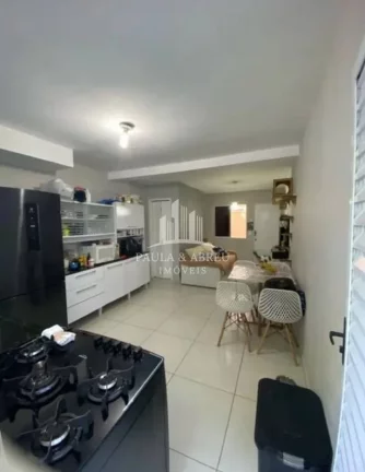 Imagem Sobrado em Condomínio 2 Dormitórios, lavabo, Quintal com Churrasqueira,1 vaga no Jardim Itapeva, Mauá-SP