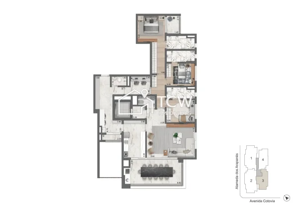 Imagem Apartamento à venda no bairro Moema - São Paulo/SP, Zona Sul