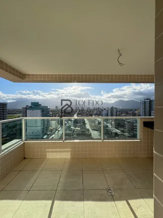 Imagem Apartamento de 2 dormitórios sendo 1 suíte, prédio frente mar no bairro Vila Mirim - Praia Grande