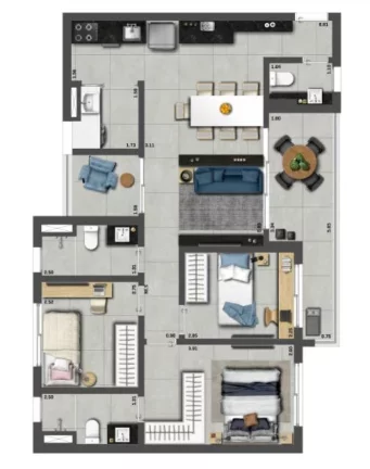 Imagem Apartamento à venda no bairro Moema - São Paulo/SP
