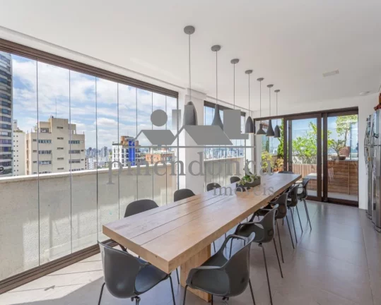 Imagem Cobertura Duplex com 4 quartos sendo 3 suI­tes e 6 vagas, 534m2