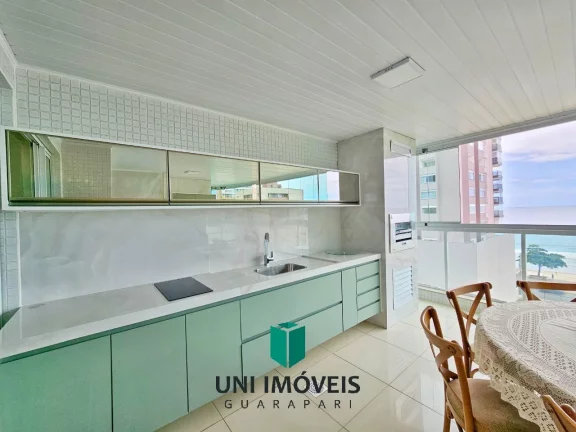 Imagem Imperdível ! Apto com vista para o mar 4 quartos/2suítes e 3 vagas de garagem na Praia do Morro .
