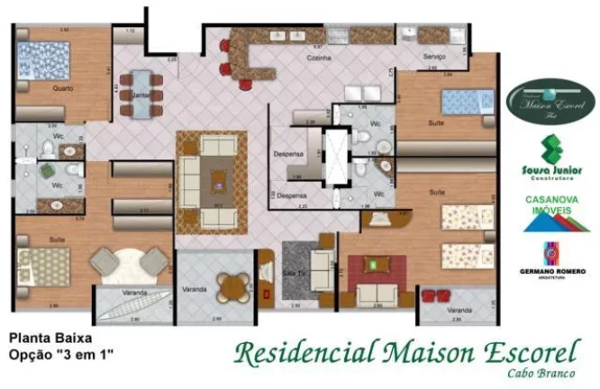 Imagem Apartamento Duplex à venda, 60 m² por R$ 781.480,00 - Cabo Branco - João Pessoa/PB