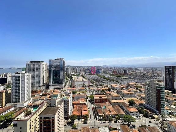 Imagem Apartamento com 3 dormitórios à venda, 136 m² por R$ 2.350.000 - Aparecida - Santos/SP