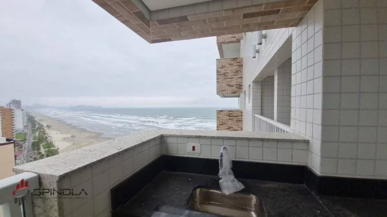 Imagem Apartamento com 3 dormitórios à venda, 117 m² por R$ 930.000,00 - Vila Caiçara - Praia Grande/SP