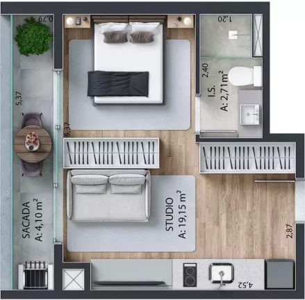 Imagem The Balance - Apartamento à venda no bairro Bigorrilho - Curitiba/PR