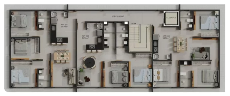 Imagem Maison Cabo Branco: Apartamento de 2 Quartos com Vista para o Mar - A partir de R$ 529.000,00